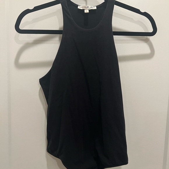 Express high neck black body suit - clasp crotch - Picture 3 of 7